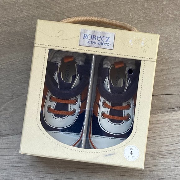 Robeez First Shoes for Baby Designed for Early Walkers Size 4 (9-12 month) - Picture 3 of 16